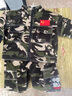 G.DUCKKIDS小黃鴨兒童迷彩服男童套裝冬裝中大童運動(dòng)裝學(xué)生軍訓練服男孩衣服 軍綠色 120 尺碼5~6歲【110-120cm】 曬單實(shí)拍圖