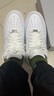 耐克空軍一號男子透氣輕便運動(dòng)鞋冬皮面NIKE AIR FORCE 1 CW2288 111白色/白色 41 曬單實(shí)拍圖