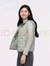 波司登輕薄鵝絨羽絨服女短款90絨修身顯瘦輕盈零壓連帽馬甲背心 曬單實(shí)拍圖