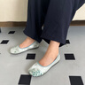 泰和源老北京布鞋春夏款女國風(fēng)刺繡優(yōu)雅柔軟舒適防滑平底鞋中老年媽媽鞋 曬單實(shí)拍圖