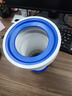 LOCKZI 馬桶排污管墻排后排水管硅膠側排坐便器連接器接頭軟管配件 新款【長(cháng)款】藍色密封圈+PE管+內置鋼絲 曬單實(shí)拍圖