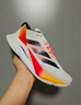 adidas ADIZERO BOSTON 12超輕緩震回彈馬拉松玻纖柱跑鞋阿迪達斯 象牙白/黑色/橙紅   42 曬單實(shí)拍圖