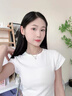 Lnieer韓系素圈大耳環(huán)圈圈女2025新款爆款高級感夸張大耳圈圓圈方圓臉 【銀色3cm】韓系素圈耳環(huán)【925銀針】 曬單實拍圖