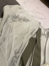 池夏【詩(shī)經(jīng)·素月流光】天絲提花長(cháng)衫吊帶褶裙襯裙原創(chuàng  )改良漢服女 長(cháng)衫+吊帶+褶裙+襯裙(四件套) S 曬單實(shí)拍圖