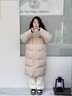巴布豆（BOBDOG）95絨兒童羽絨服2025冬季男女中長(cháng)款保暖A類(lèi)三防抗菌面料連帽外套 卡其色 240g+充絨 【抗寒-20°C】 120 【約身高105-115cm 體重39斤】 曬單實(shí)拍圖