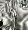 迪士尼（Disney）嬰兒衣服加絨衛(wèi)衣分體春秋新款兩件嬰幼兒洋氣套裝男女寶帥氣春裝 條紋牛牛一體絨套裝 90 曬單實(shí)拍圖