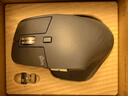 羅技（Logitech）大師系列 MX Master 3S 無(wú)線(xiàn)藍牙鼠標 人體工學(xué) 辦公 靜音鼠標 高端 石墨黑 帶無(wú)線(xiàn)接收器 曬單實(shí)拍圖