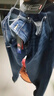 京東京造【涼感速干四面彈】牛仔褲男休閑百搭褲子夏季男薄款彈力 中藍33 曬單實(shí)拍圖