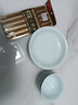 景德鎮官方影青中式陶瓷碗高溫瓷碗碟套組純色盤(pán)子碗盤(pán)餐具套裝喬遷禮物 青黛-4碗4盤(pán)10筷子18頭-禮盒裝 曬單實(shí)拍圖