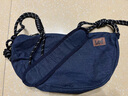 Lee餃子包女潮牌大容量單肩包男百搭上課通勤牛津布斜挎包 牛仔藍 曬單實(shí)拍圖