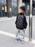 G.DUCKKIDS校服神器內膽男童羽絨服輕薄2025新款中大童冬裝兒童外套秋冬內搭 黑 150 尺碼11~12歲【140-150cm】 曬單實(shí)拍圖