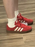 adidas「T頭鞋」VL COURT復古休閑板鞋德訓鞋男女阿迪達斯輕運動(dòng) 淺猩紅/暖香草色/黃色   38 曬單實(shí)拍圖