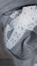 茵曼蕾絲刺繡蝴蝶結T恤2025夏季女裝新款百搭顯瘦圓領(lǐng)短袖上衣 花灰色 S 曬單實(shí)拍圖
