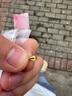 水貝黃金足金999福牌吊墜女士足金項(xiàng)鏈福字吊墜福氣牌七夕禮物送女友 福氣牌約1.5g+多退少補(bǔ) 曬單實(shí)拍圖