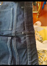 三彩【防褪色牛仔】2025秋季新款休閑撞色明線(xiàn)直筒褲長(cháng)褲M(mǎn) 深海藍 XL 170/76A 曬單實(shí)拍圖