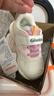 基諾浦寶寶學(xué)步鞋 春秋兒童時(shí)尚運動(dòng)機能鞋 軟底透氣兒童男女童鞋GY1612 羽毛白/粉色/奶酪橙/深灰 22.5 140mm 適合腳長(cháng)136-145mm 曬單實(shí)拍圖