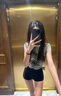 卡汐沐 熱褲女2025新款春秋冬a字打底褲西裝包臀褲顯瘦高腰短褲女防走光 熱褲 黑色 S (建議90-100斤) 曬單實(shí)拍圖