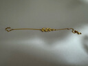 周大福 金枝玉葉 足金黃金手鏈(工費420)15cm 約4g EOF1461 曬單實拍圖