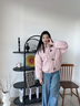森馬（Semir）羽絨服女冬季可脫卸毛領(lǐng)牛角扣寬松80絨子2025新款學(xué)院風(fēng)外套 橡皮粉（白鴨絨）61214 S 曬單實(shí)拍圖