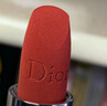 迪奧DIOR【鄧為推薦】烈艷藍金口紅絲絨999啞光唇膏化妝品 生日禮物女 曬單實(shí)拍圖
