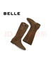 百麗（Belle）復古簡(jiǎn)約西部堆堆靴女2025冬季新商場(chǎng)款內增高高筒靴E5Y1DDG5 灰色 38 曬單實(shí)拍圖