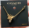 蔻馳（COACH）【專(zhuān)享直降】奧萊女士項鏈設計感高級感禮物 蝴蝶吊墜項鏈 曬單實(shí)拍圖
