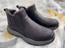 BESNOS進(jìn)口羊皮毛一體男靴東北防滑雪地靴男士真皮冬季加絨加厚保暖棉鞋 黑色 40 【平時(shí)穿39拍這個(gè)】 曬單實(shí)拍圖