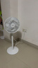 格力（GREE）電風(fēng)扇7葉輕音電風(fēng)扇立式家用節能柔風(fēng)落地扇臺式桌面小型風(fēng)扇大風(fēng)量搖頭宿舍電扇 FS-3015h7白色機械款 曬單實(shí)拍圖