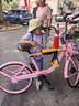 奧塞奇c16共享單車(chē)兒童座椅免工具安裝可折疊攜帶通用型實(shí)木座椅 曬單實(shí)拍圖