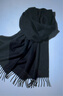 優(yōu)衣庫女裝羊絨圍巾/圍脖470089 09 黑色 均碼(176 × 33 cm) 曬單實(shí)拍圖