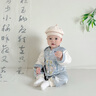 DOMIAMIAKIDS新生兒見(jiàn)面禮嬰兒禮物滿月母嬰寶寶衣服套裝送禮高檔用品周歲 藍(lán)色古風(fēng)A冬季 66cm （建議0-6個(gè)月寶寶） 曬單實(shí)拍圖