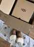 UGG【雙11預售】秋季女士包頭厚底LOGO松緊帶休閑懶人毛毛鞋 1113474 CHE | 栗色 37 曬單實(shí)拍圖
