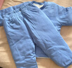 良良【精選】嬰兒秋冬套裝寶寶純棉加厚衣服兒童分體保暖睡袋100G棉 咕咪-夾棉正襟套裝|80cm 均碼 適合室內溫度10-20° 曬單實(shí)拍圖