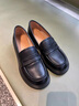 森達樂(lè )福鞋女鞋春秋新款商場(chǎng)同款通勤一腳蹬小皮鞋XCA01CA4 經(jīng)典款-黑色 38 曬單實(shí)拍圖