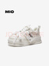 MIO何炅同款|米奧運動(dòng)鞋男圓頭厚底溶解鞋增高潮流情侶休閑板鞋女 米白色  5.5cm/何炅同款 36 (230mm) 曬單實(shí)拍圖