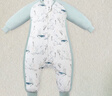 nest designs嬰兒睡袋嬰幼兒秋冬竹羊毛晴感薄夾棉兒童長(cháng)袖分腿防踢被 會(huì )員專(zhuān)享【暖姜】鯨魚(yú)漫漫薄夾棉(建議16-18℃) 90碼（建議身高80-90cm） 曬單實(shí)拍圖