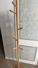 棲音閣實(shí)木衣架落地臥室衣帽架客廳掛衣服架子落地衣架家用立式掛包架 曬單實(shí)拍圖