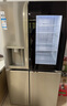 LG635L對開(kāi)雙門(mén)電冰箱 智能全自動(dòng)制冰一體機冰吧 透視窗門(mén)中門(mén) 風(fēng)冷無(wú)霜節能變頻 大容量家用嵌入式  【御冰系列】冰吧透視窗制冰機銀S651MB78B 曬單實(shí)拍圖