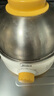 美的（Midea）【政府補貼】煮蛋器蒸蛋器雙層14顆蛋家用自動(dòng)斷電迷你雞蛋羹神器防干燒不銹鋼便攜式MZ-ZDE1602 曬單實(shí)拍圖
