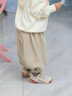 迷你巴拉【泡泡褲】男童女童長(cháng)褲秋寶寶環(huán)保燈籠褲兒童休閑褲 淺卡其50335 120 曬單實(shí)拍圖
