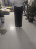 SIINSIIN【楊冪同款】6.0Pro直筒褲女秋款黑色褲子顯瘦瑜伽褲加絨闊腿褲 曬單實(shí)拍圖