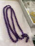 福進(jìn)家烏拉圭8A級紫水晶108顆手串女多圈紫色水晶手鏈轉運珠送女友禮物 8A級紫水晶108顆手串-6MM 曬單實(shí)拍圖