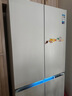 美的（Midea）熊墩墩系列603雙系統純平全嵌Max超凈除菌十字四開(kāi)門(mén)一級無(wú)霜國家補貼家用電冰箱BCD-603WUSPZM(E) 曬單實(shí)拍圖