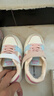 ABC KIDS兒童板鞋秋季童鞋女孩運動(dòng)鞋休閑女童公主鞋3622白/粉藍28 曬單實(shí)拍圖