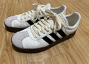 adidas「T頭鞋」VL COURT復(fù)古休閑板鞋德訓(xùn)鞋男女阿迪達(dá)斯輕運(yùn)動(dòng) 漢玉白/黑色/樹脂黃   42 曬單實(shí)拍圖