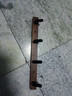 INSIYAH胡桃木掛鉤試衣間免打孔門(mén)后掛衣架墻上壁掛進(jìn)門(mén)玄關(guān)衣服帽掛衣鉤 北美黑胡桃木 L型四鉤（35CM） 曬單實(shí)拍圖