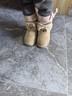 牧童小考拉寶寶雪地靴男孩冬季新款女童鞋加厚保暖幼兒可愛(ài)加絨大棉鞋 拿鐵咖 27 鞋內長(cháng)17.0cm/適合腳長(cháng)16.2cm 曬單實(shí)拍圖