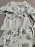 童泰（TONGTAI）嬰兒套裝春秋季純棉寶寶衣服兒童家居服內衣上衣高腰褲子綠色80cm 曬單實(shí)拍圖