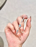 央創(chuàng  )時(shí)尚【中國黃金】四葉草銀手鏈女款輕奢小眾設計女士生日禮物女友S925 曬單實(shí)拍圖