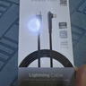 品勝手游彎頭數據線(xiàn)L頭適用于蘋(píng)果13Pro手機I4快充12充電11快充xsmax不擋手數據線(xiàn)編織充電線(xiàn)快充線(xiàn) 魔幻黑【20W彎頭PD編織線(xiàn)|手游不擋手】2.1米 曬單實(shí)拍圖